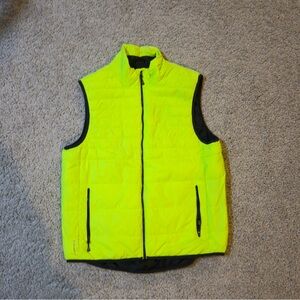 Champion Men's Bright Yellow Quilted Vest
